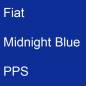 Preview: Fiat, Midnight Blue, PPS.